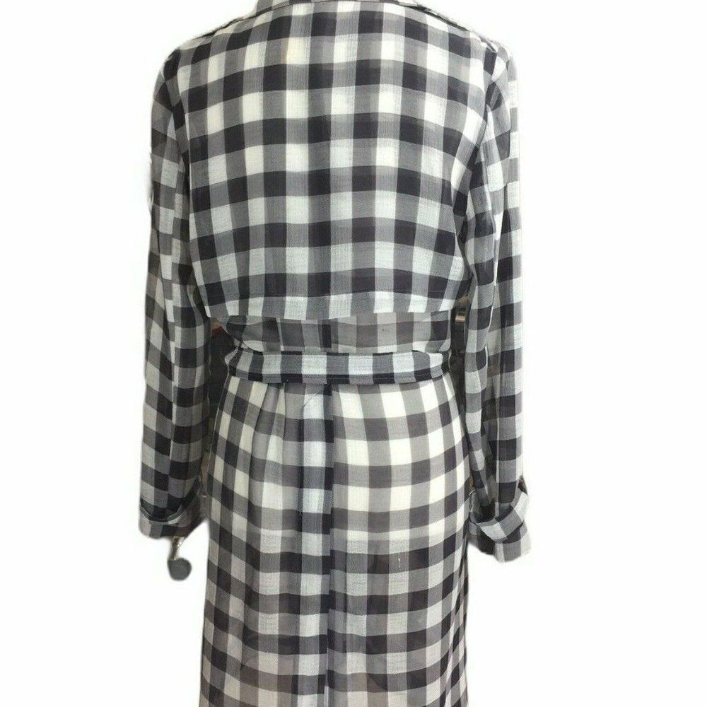 bcbgeneration Sheer Open Long Length Cardigan Sm - Picture 3 of 8